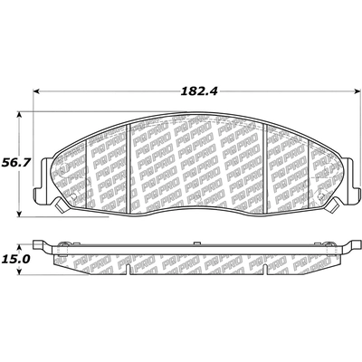 Front Disc Pads by CENTRIC PARTS - 500.09210 pa5
