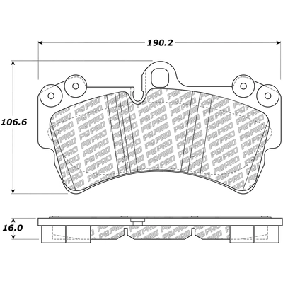 Front Disc Pads by CENTRIC PARTS - 500.09770 pa8