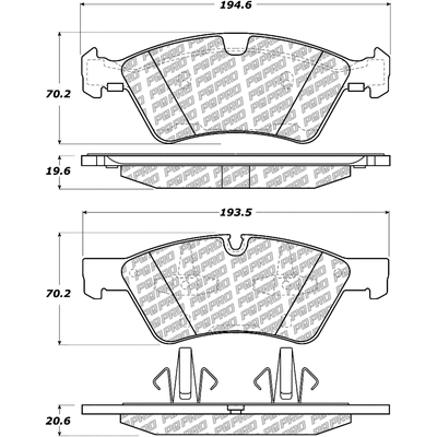 Plaquette de frein avant by CENTRIC PARTS - 500.11230 pa9