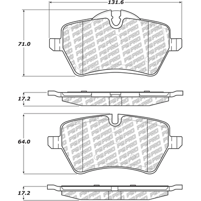 Front Disc Pads by CENTRIC PARTS - 500.12040 pa4