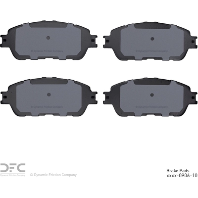 DYNAMIC FRICTION COMPANY - 1400-0906-10 - Front Disc Pads pa1
