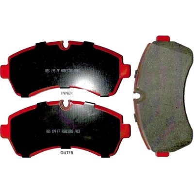 Front Disc Pads by EUROROTOR - XD1268H pa3
