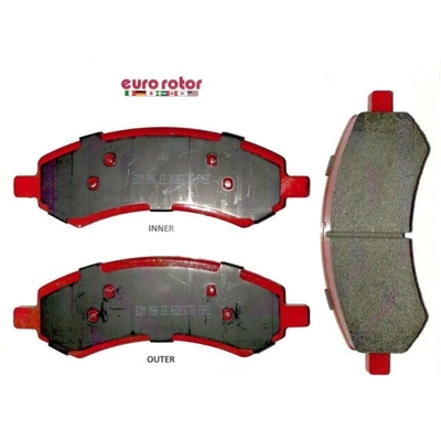 Front Disc Pads by EUROROTOR - XD1084H pa3