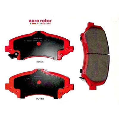 Front Disc Pads by EUROROTOR - XD1273H pa3