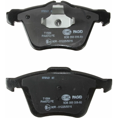 Front Disc Pads by HELLA PAGID - 355006891 pa13