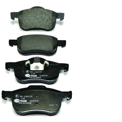 Front Disc Pads by HELLA PAGID - 355008851 pa8