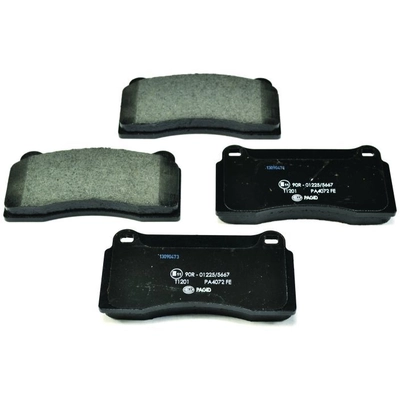 Front Disc Pads by HELLA PAGID - 355008981 pa8