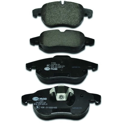 Front Disc Pads by HELLA PAGID - 355009311 pa8