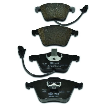 Front Disc Pads by HELLA PAGID - 355011711 pa8