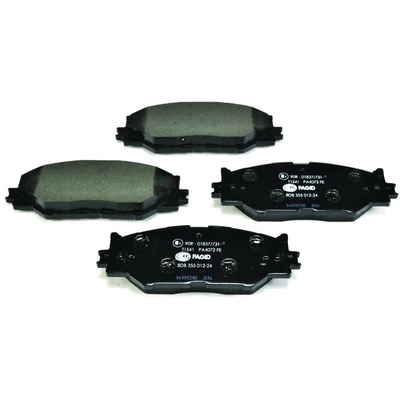 Front Disc Pads by HELLA PAGID - 355012241 pa8