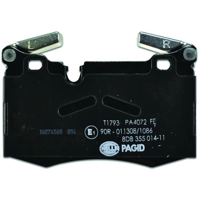 Front Disc Pads by HELLA PAGID - 355014111 pa11