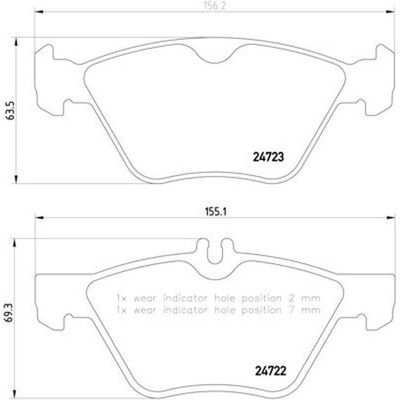 Front Disc Pads by HELLA PAGID - 355014291 pa14