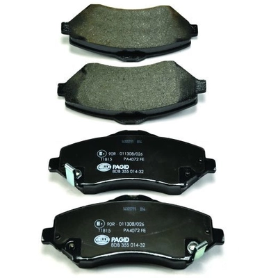 Front Disc Pads by HELLA PAGID - 355014321 pa8