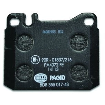 Front Disc Pads by HELLA PAGID - 355017431 pa8