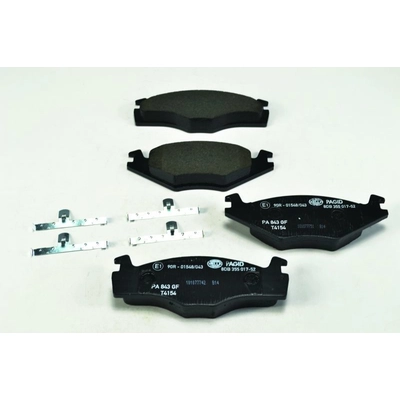 Front Disc Pads by HELLA PAGID - 355017521 pa10