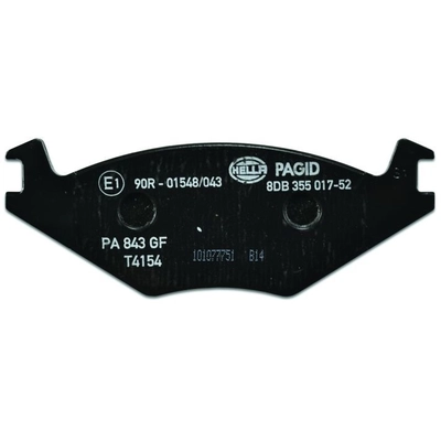 Front Disc Pads by HELLA PAGID - 355017521 pa8
