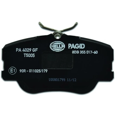 Front Disc Pads by HELLA PAGID - 355017601 pa8