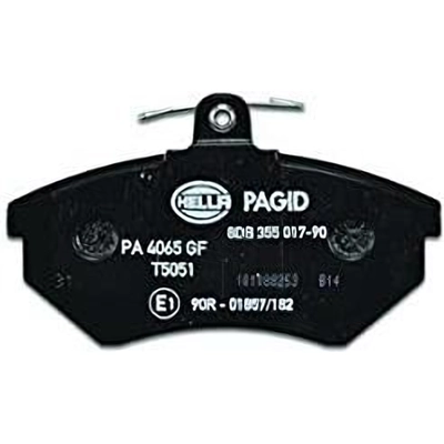 Front Disc Pads by HELLA PAGID - 355017901 pa11