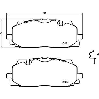 HELLA PAGID - 355021641 - Disc Brake Pads pa4