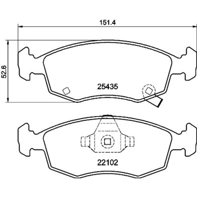 HELLA PAGID - 355021751 - Disc Brake Pad Set pa2