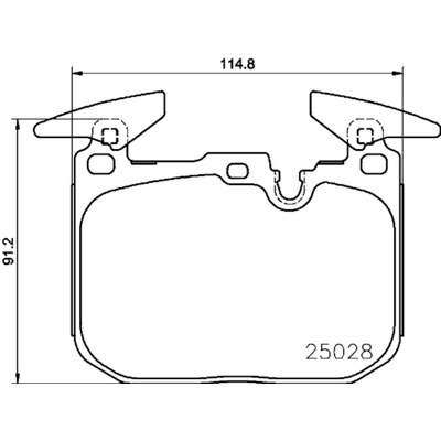 HELLA PAGID - 355025771 - Disc Brake Pad Set pa2