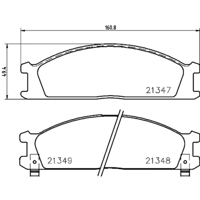 HELLA PAGID - 355033091 - Disc Brake Pad Set pa2