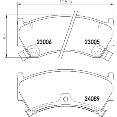 HELLA PAGID - 355033261 - Disc Brake Pad Set pa1