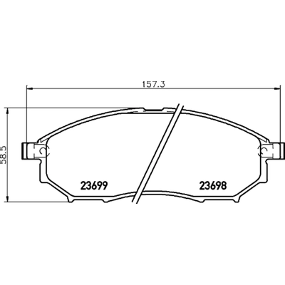 HELLA PAGID - 355033301 - Disc Brake Pad Set pa2