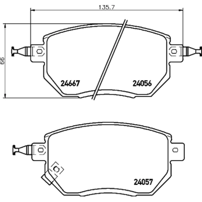 HELLA PAGID - 355033391 - Disc Brake Pad Set pa2