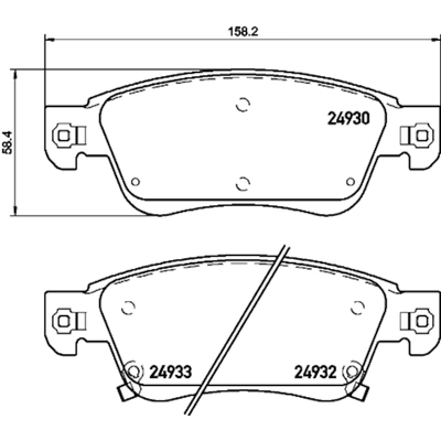 HELLA PAGID - 355033441 - Disc Brake Pad Set pa2