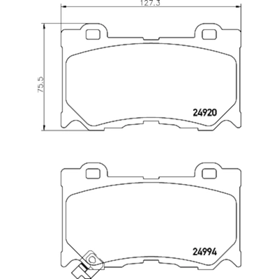 HELLA PAGID - 355033451 - Disc Brake Pad Set pa2