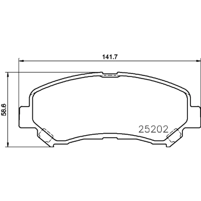 HELLA PAGID - 355033541 - Disc Brake Pad Set pa2