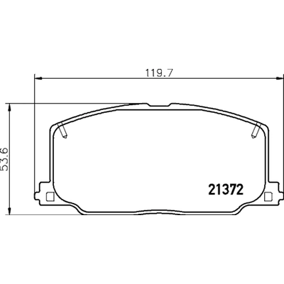 HELLA PAGID - 355033681 - Disc Brake Pad Set pa2