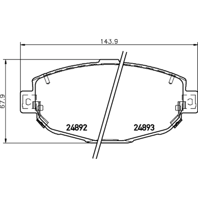 HELLA PAGID - 355033781 - Disc Brake Pad Set pa1