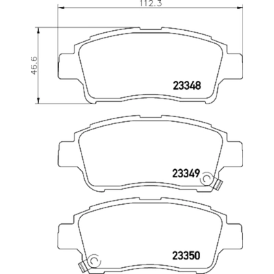 HELLA PAGID - 355033931 - Disc Brake Pad Set pa1