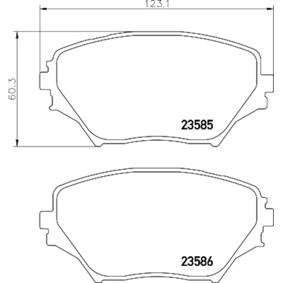 HELLA PAGID - 355034021 - Disc Brake Pad Set pa1