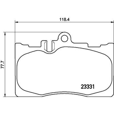 HELLA PAGID - 355034041 - Disc Brake Pad Set pa2