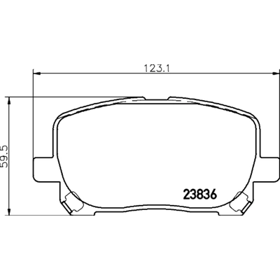 HELLA PAGID - 355034081 - Disc Brake Pad Set pa2