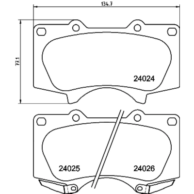 HELLA PAGID - 355034151 - Disc Brake Pad Set pa2