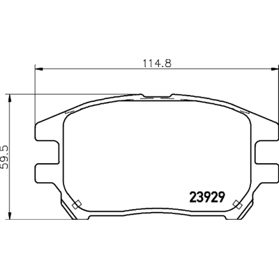 HELLA PAGID - 355034171 - Disc Brake Pad Set pa2