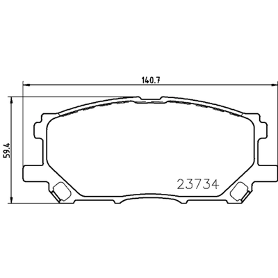 HELLA PAGID - 355034201 - Disc Brake Pad Set pa2