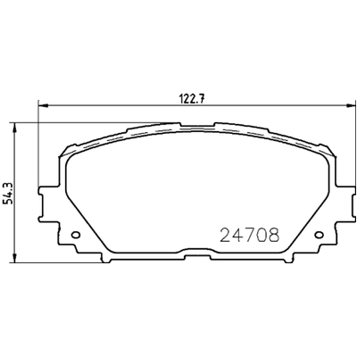 HELLA PAGID - 355034251 - Disc Brake Pad Set pa1