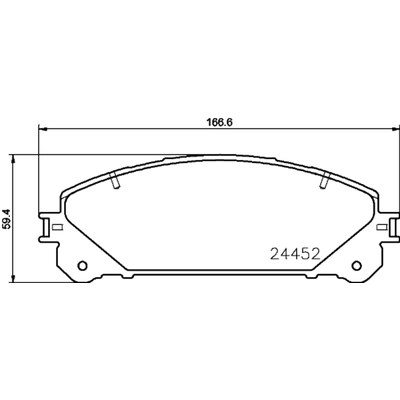 HELLA PAGID - 355034401 - Disc Brake Pad Set pa2