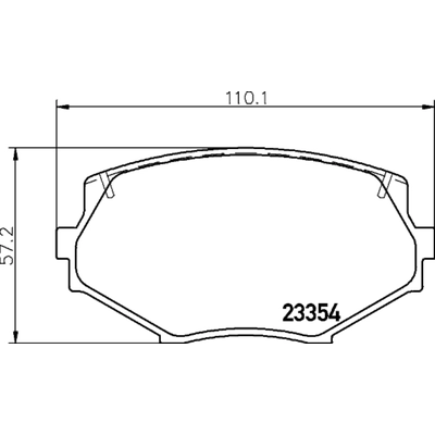 HELLA PAGID - 355034631 - Disc Brake Pad Set pa1