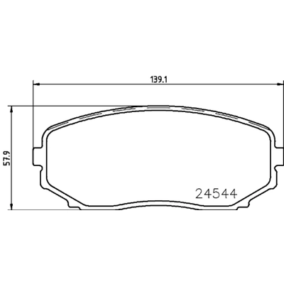 HELLA PAGID - 355034811 - Disc Brake Pad Set pa2