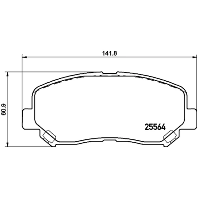 HELLA PAGID - 355034851 - Disc Brake Pad Set pa1