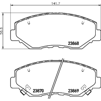 HELLA PAGID - 355035141 - Disc Brake Pad Set pa1