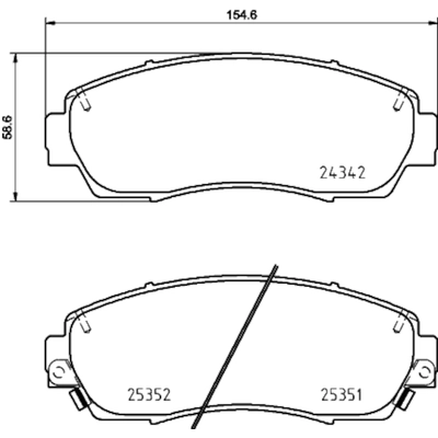 HELLA PAGID - 355035171 - Disc Brake Pad Set pa2