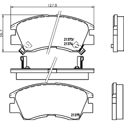 HELLA PAGID - 355035281 - Disc Brake Pad Set pa2