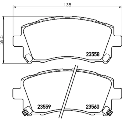 HELLA PAGID - 355035491 - Disc Brake Pad Set pa2